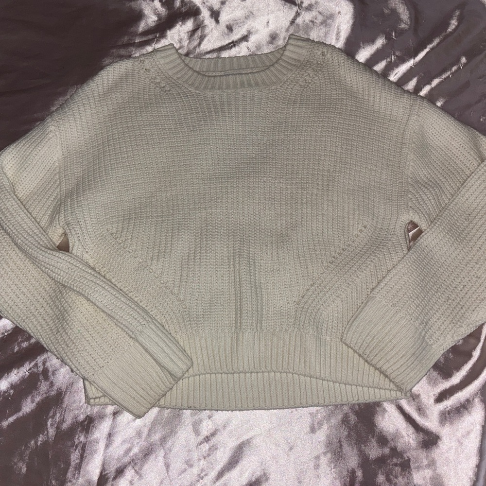 Cozy Garage Cream Sweater 💎